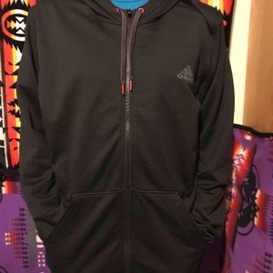 Men's Black/Red Adidas Jacket